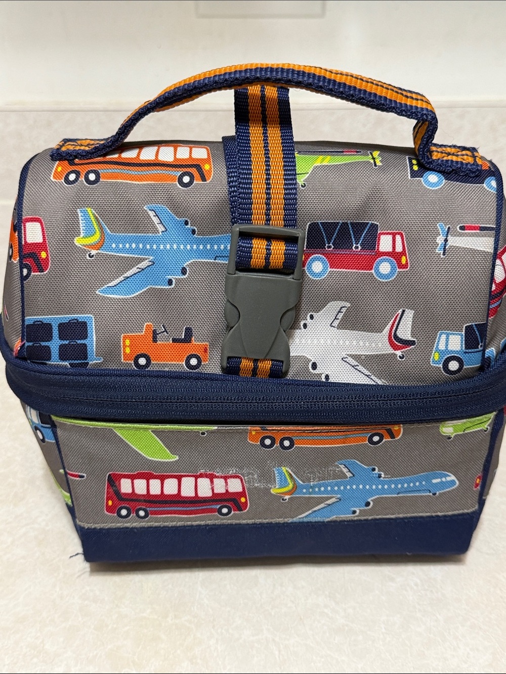 Pottery Barn Kids transportation vehicles lunchbox
